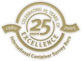 25 years of ICSB, Container Surveying and Inspection Servicing